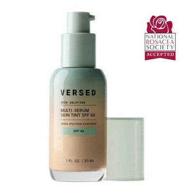 This is Beauty - Versed Skin Solution Multi-Serum Skin Tint Foundation SPF 40 Shade 3P 1 fl oz - Imperfect Container