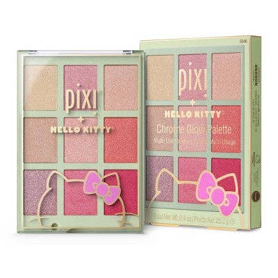 This is Beauty - Pixi + Hello Kitty Chrome Glow Palette 0.9oz - Imperfect Box