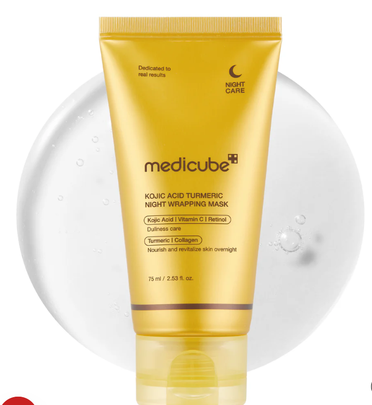 Best Beauty Group - MEDICUBE Kojic Acid Turmeric Overnight Wrapping Mask