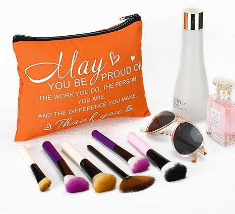Crover - Canvas Makeup Bags – Motivational Quote Design