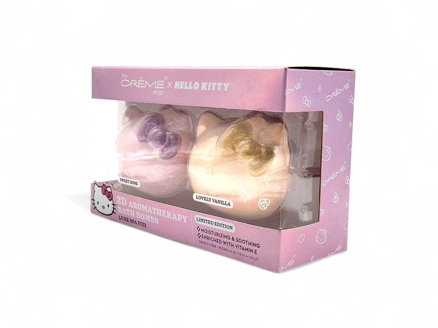 Crover - The Crème Shop x Hello Kitty Aromatherapy Bath Bomb Duo