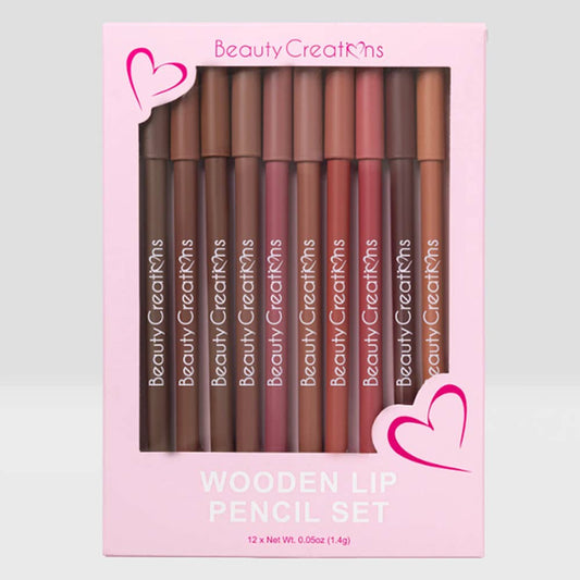 JOIA ACCESSORIES - BEAUTY CREATIONS WOODEN LIP PENCIL SET, WLP SET