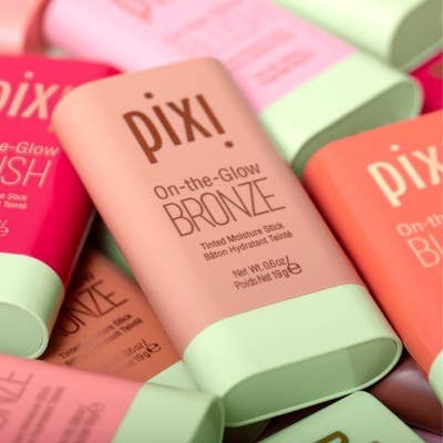 This is Beauty - Pixi On The Glow Bronze Tinted Moisturizer Stick Bronzer Rich Glow 0.6oz - Imperfect Box