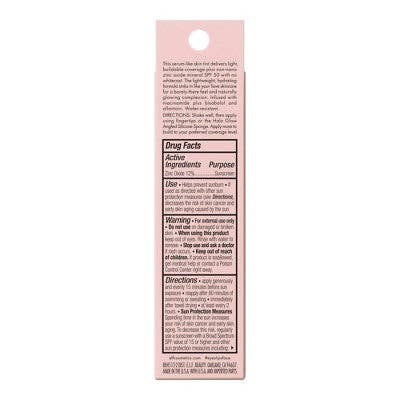 This is Beauty - E.l.f. Halo Glow Skin Tint Light Coverage Foundation Mineral SPF 50 9 Medium Cool 1 fl oz - Imperfect Box