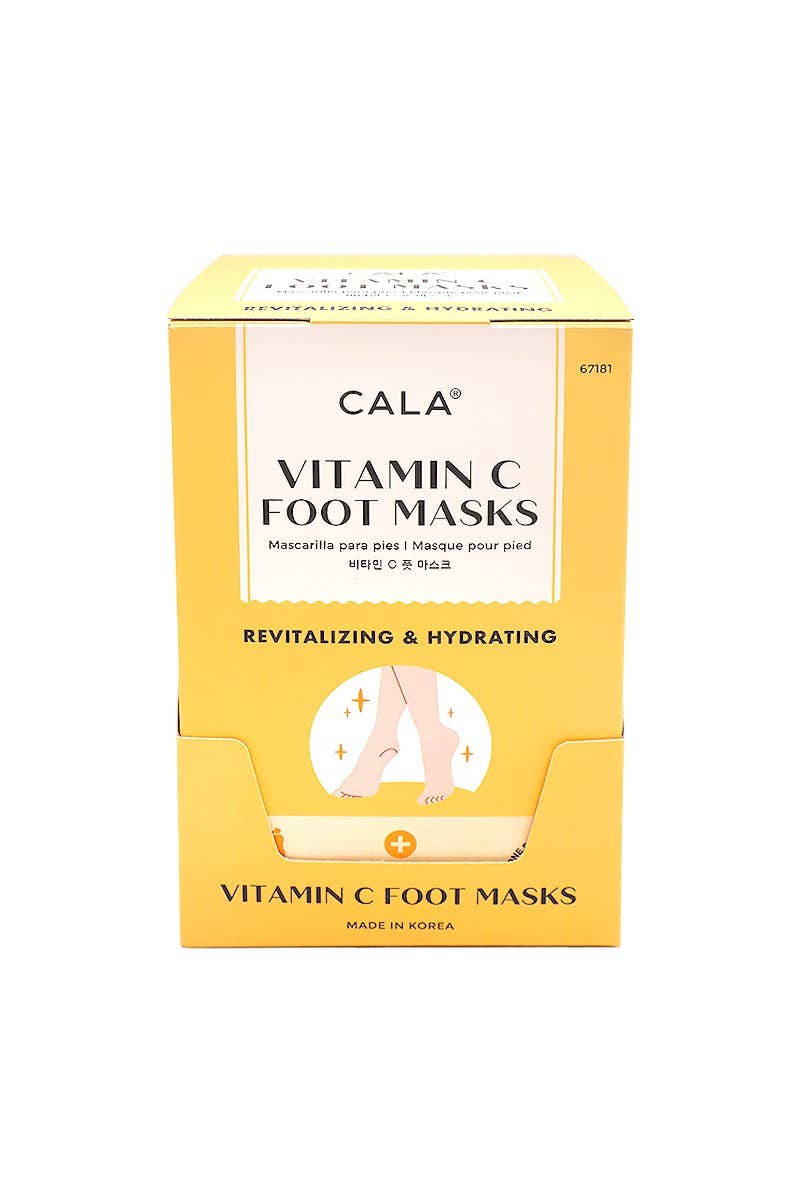 PINEAPPLE Beauty - CALA 67181 Vitamin C 3 Pairs Moisturizing Foot Mask - 6set