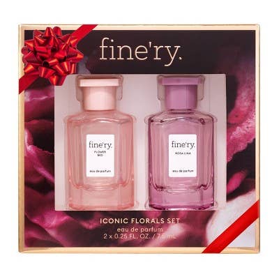 This is Beauty - Fine'ry. Mini EDP Duo Gift Set Rosa Lina + Flower Bed 2pc - Imperfect Box