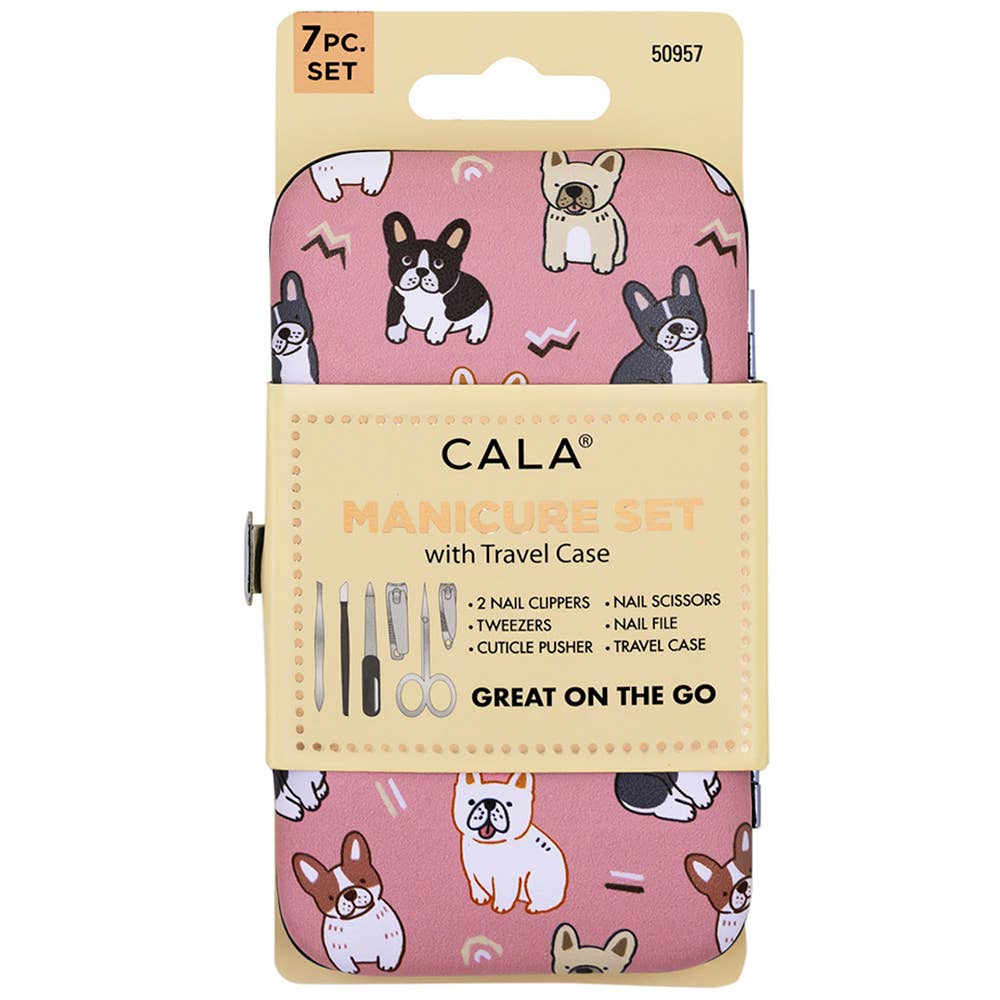 JOIA ACCESSORIES - CALA MANICURE SET W TRAVEL CASE  GROOMING PARTY , 50957