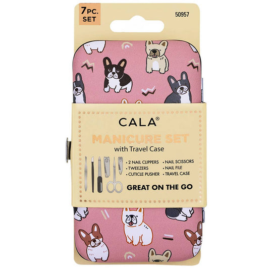 JOIA ACCESSORIES - CALA MANICURE SET W TRAVEL CASE  GROOMING PARTY , 50957
