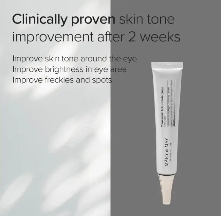 Best Beauty Group - MARY & MAY MINI Tranexamic Acid + Glutathione Eye Cream