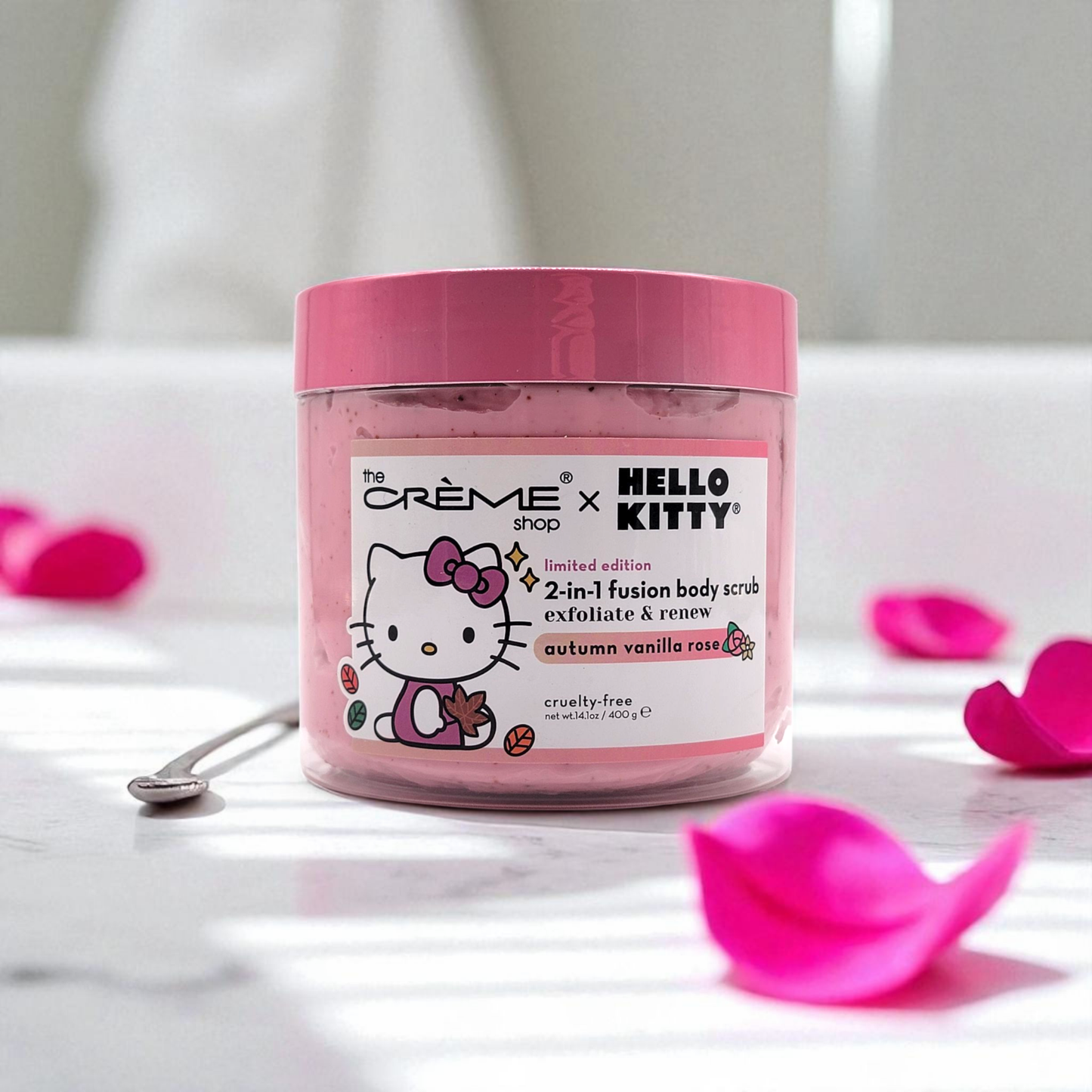 Crover - Crème Shop Hello Kitty Fusion Body Scrub-Autumn Vanilla Rose
