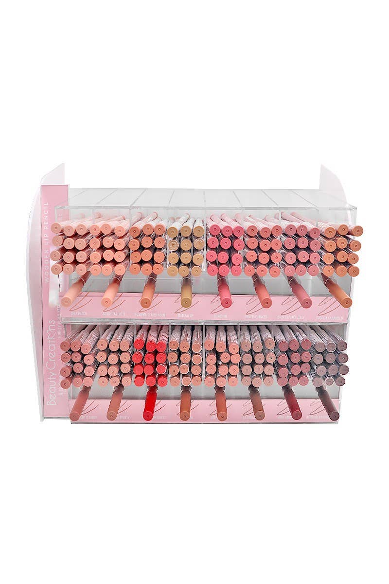 PINEAPPLE Beauty - Beauty Creations BCWLLD Wooden Lip Pencil Display - 192pc