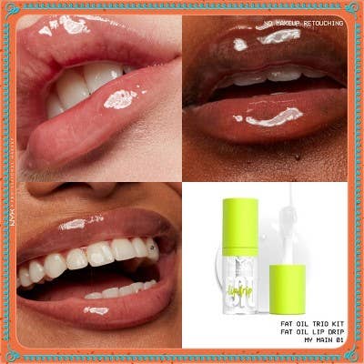 This is Beauty - NYX Professional Makeup Fat Oil Lip Drip Holiday Trio Lip Gloss 3 pc - Imperfect Box